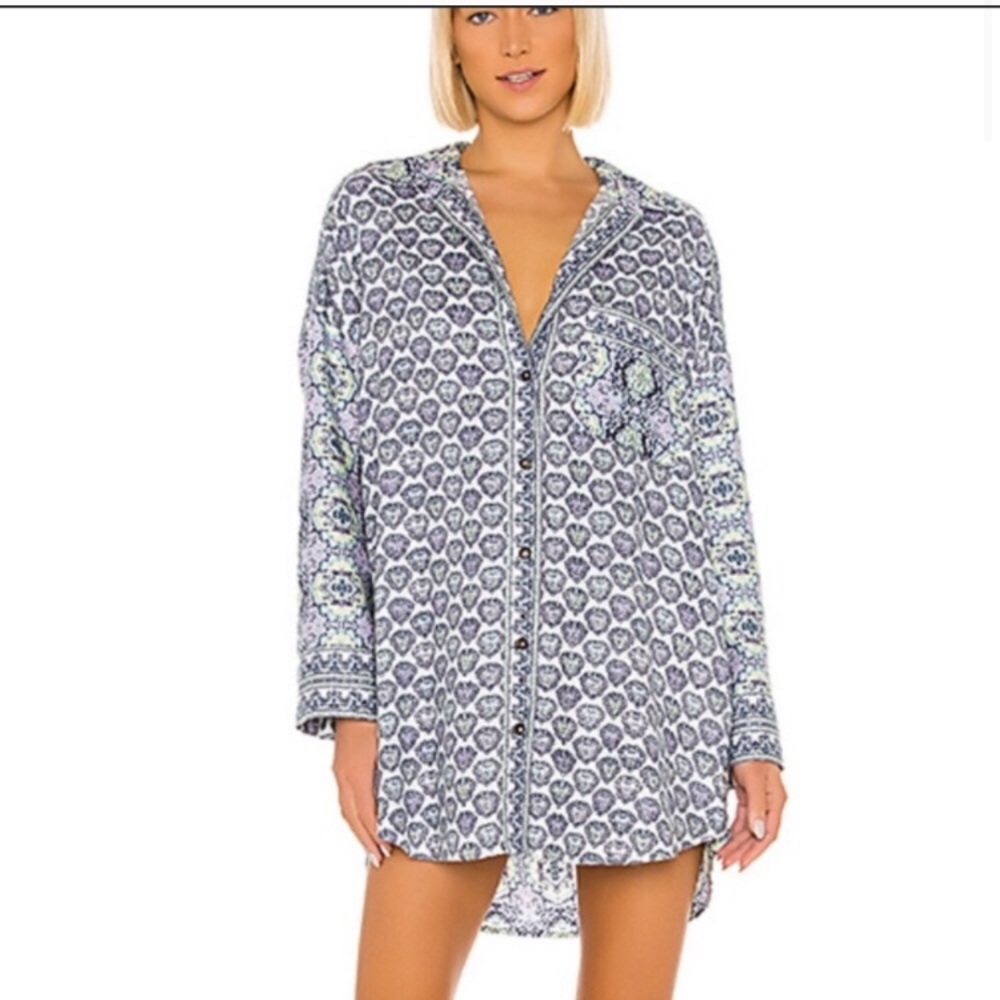 💙💜FREE PEOPLE SLEEP SHIRT💜💙 - Picture 5 of 11